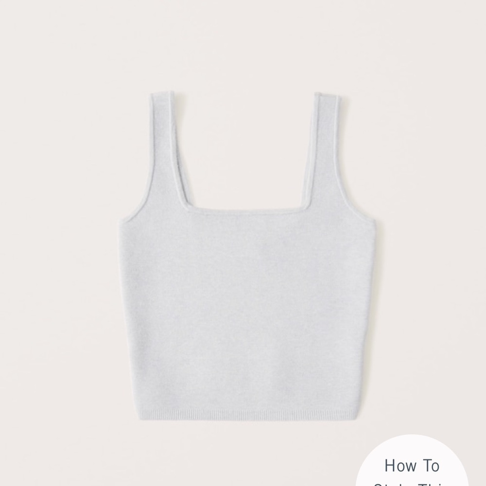 Abercrombie luxe square neck top